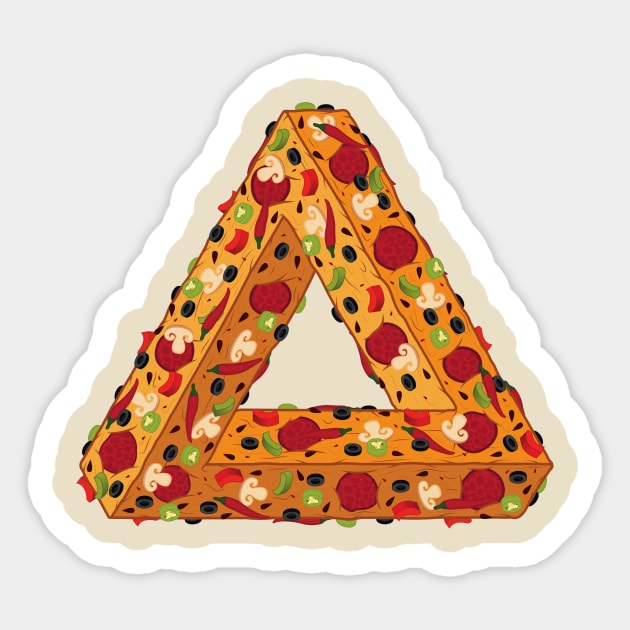 Penrose Pizza Sticker by Woah_Jonny